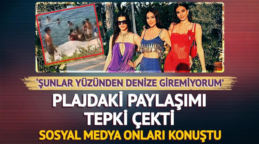 Plajdaki görüntüler tepki çekti! 'Şunlar yüzünden denize giremiyorum' 