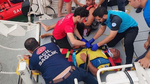 Bayram etkinliğinde deniz kazası: 2 yaralı