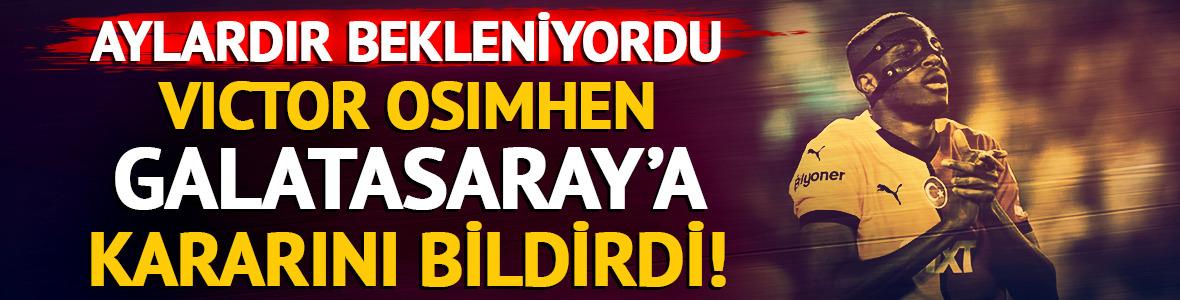 Galatasaray'a Victor Osimhen'den haber geldi! Aylardır bekliyorlardı, yine rötar yaptı...