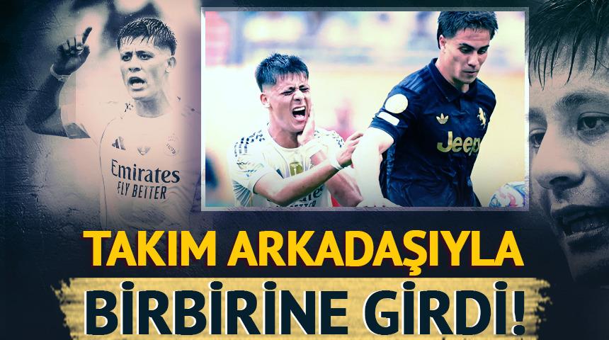 Arda Güler, saha içinde takım arkadaşıyla tartıştı! Kendisine bağıran Bellingham'a bu sefer sessiz kalmadı