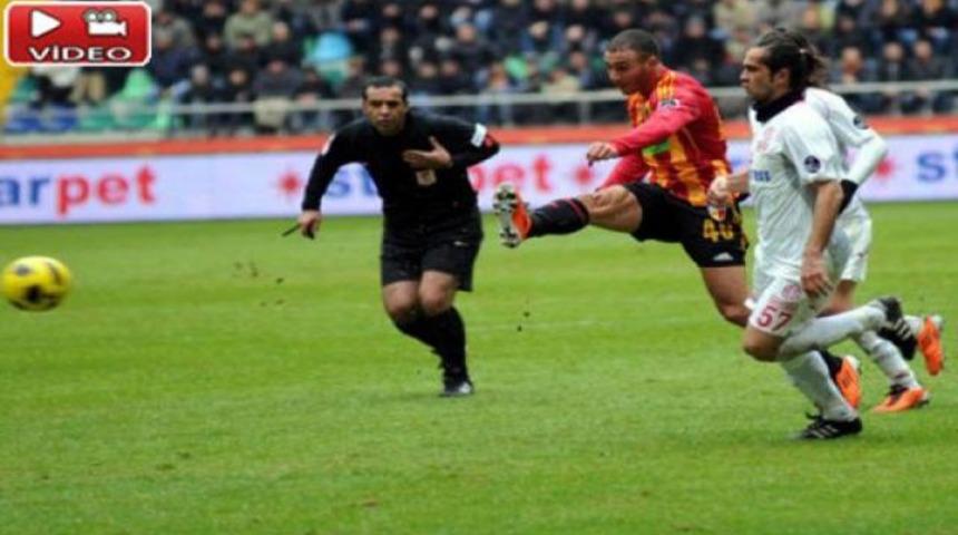 İşte Kayserispor'un golleri (Video)