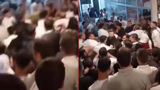 Düğün salonunda tekme ve yumruklar havada uçuştu! Kavganın sebebi 'pes' dedirtti!