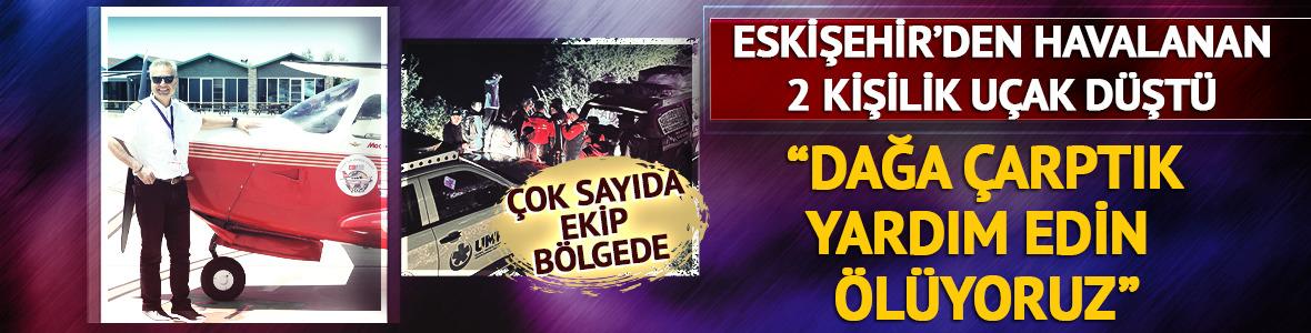 2 kişinin bulunduğu uçak düştü! "Yardım edin ölüyoruz"