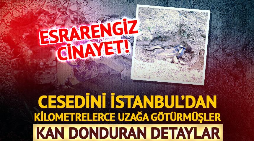 Cesedini İstanbul'dan kilometrelerce uzağa götürmüşler! 
