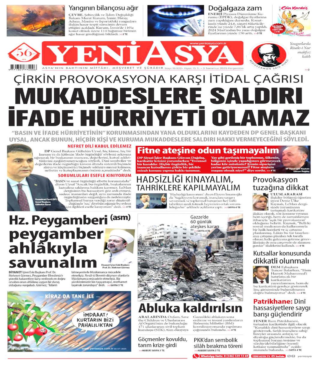 Yeni Asya Gazetesi