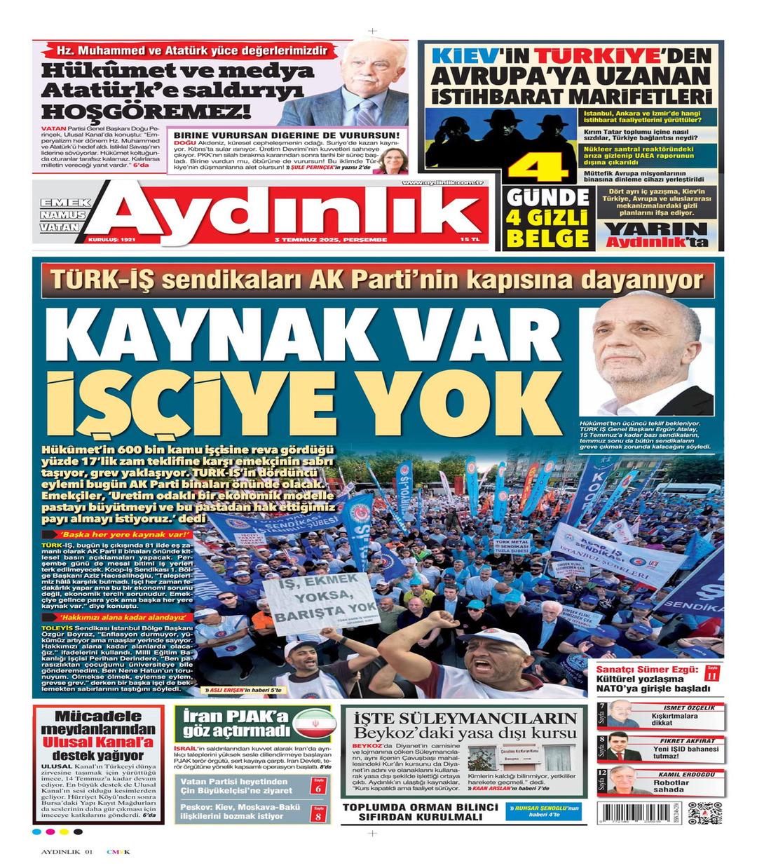 Aydınlık Gazetesi