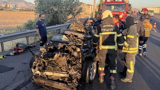 Kayseri'de inanılmaz kaza! Lüks araç adeta hurdaya döndü, araç sürücüsü feci şekilde can verdi