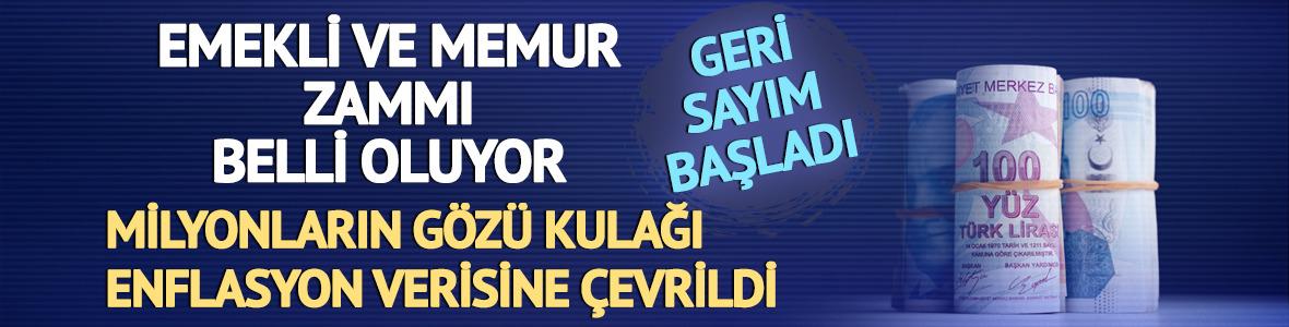 Saatler kaldı! Emekli ve memur zammı belli oluyor... Enflasyon bugün açıklanıyor