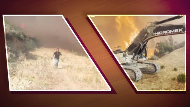 Alevlerin arasında kaldı cehennemi yaşadı! Etim eriyor, yandığımı hissediyorum