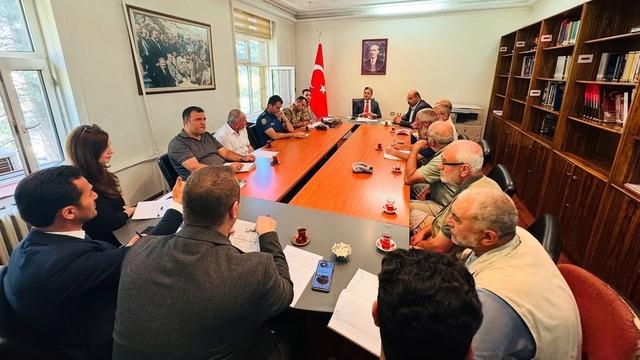 Başbağlar Şehitlerini Anma Programı için güvenlik toplantısı düzenlendi