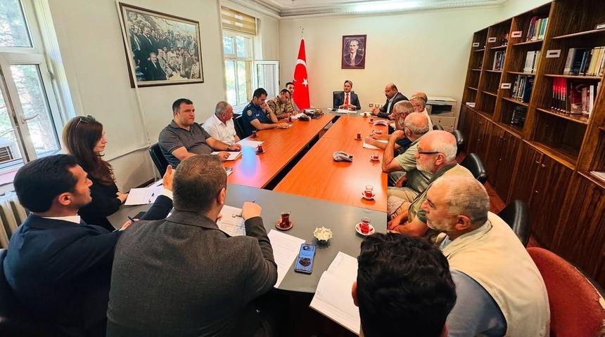 Başbağlar Şehitlerini Anma Programı için güvenlik toplantısı düzenlendi