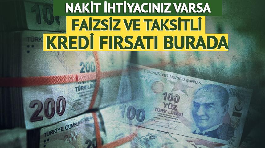 Faiz yok, masraf yok! İşte 6 ay taksitli 60.000 TL'ye varan kredi