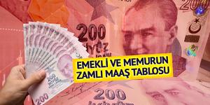 Memur ve emekli için yeni zam tablosu kesinleşti!