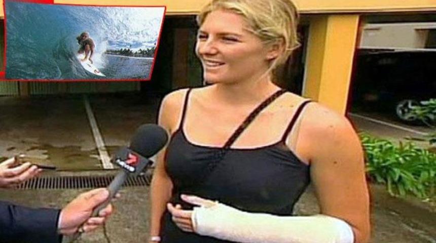 Şampiyon s&ouml;rf&ccedil;&uuml;ye dayak!