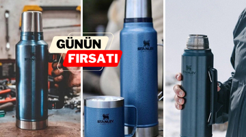 &Ouml;m&uuml;r boyu garantili Stanley termos indirimde