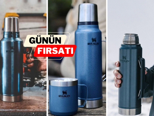 Satış rekorları kırıyor! Ömür boyu garantili Stanley termos indirimde