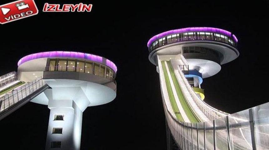 Erzurum'da Avrupa'nın en y&uuml;kseği testi ge&ccedil;ti!