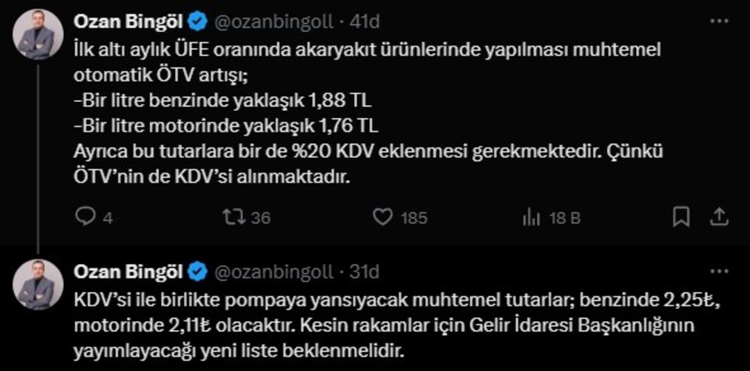 Benzin, motorin, LPG... Akaryakıt fiyatları, alkol ve sigaraya ÖTV zammı belli oldu 6