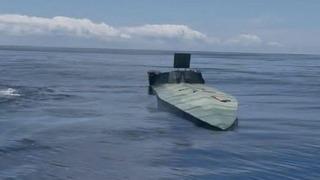 Kolombiya'da denizin ortasında bulundu! İnsansız narkotik denizaltı...