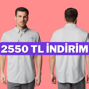 UV korumalı, su ve leke tutmaz Columbia gömlek bugüne özel %50 indirimli