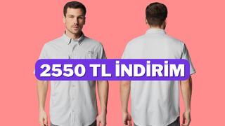 UV korumalı, su ve leke tutmaz Columbia gömlek bugüne özel %50 indirimli