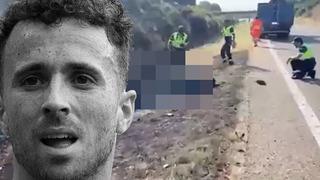Diogo Jota'nın hayatını kaybettiği kazanın görüntüleri ortaya çıktı! Araç yanarak paramparça halde bulunmuş...