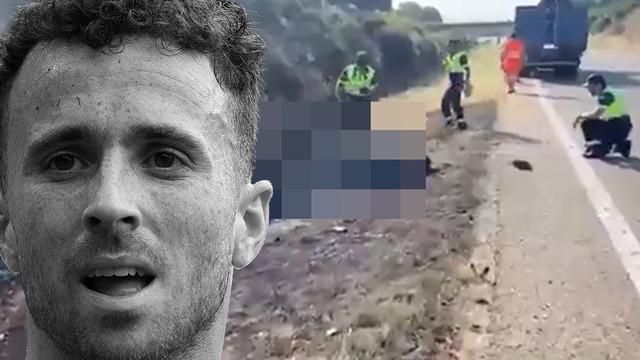 Diogo Jota'nın hayatını kaybettiği kazanın görüntüleri ortaya çıktı! Araç yanarak paramparça halde bulunmuş...
