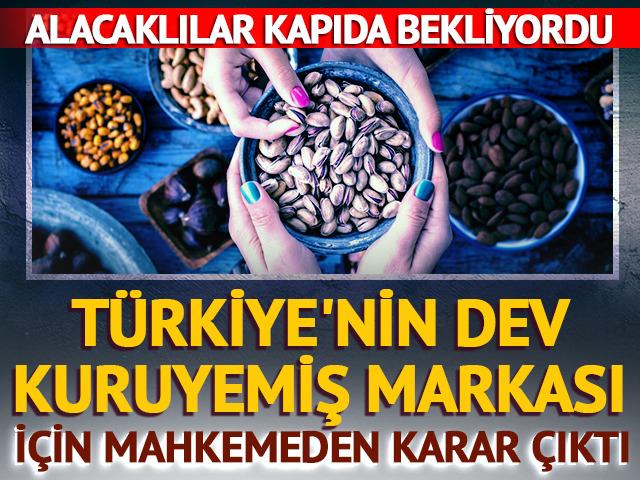 Türkiye'nin dev kuruyemiş markası iflasın eşiğinde! 