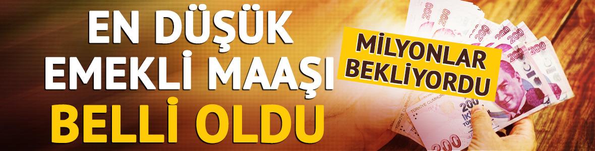 En düşük emekli maaşı belli oldu! İşte yeni rakam