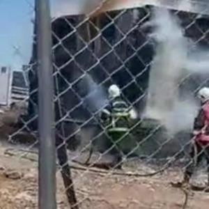 Viranşehir’de trafo alev alev yandı