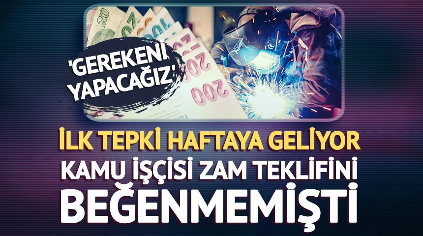 Kamu işçileri sözleşme için bekliyor! 