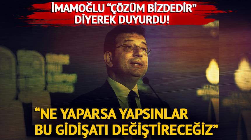 İmamoğlu'ndan enflasyon eleştirisi