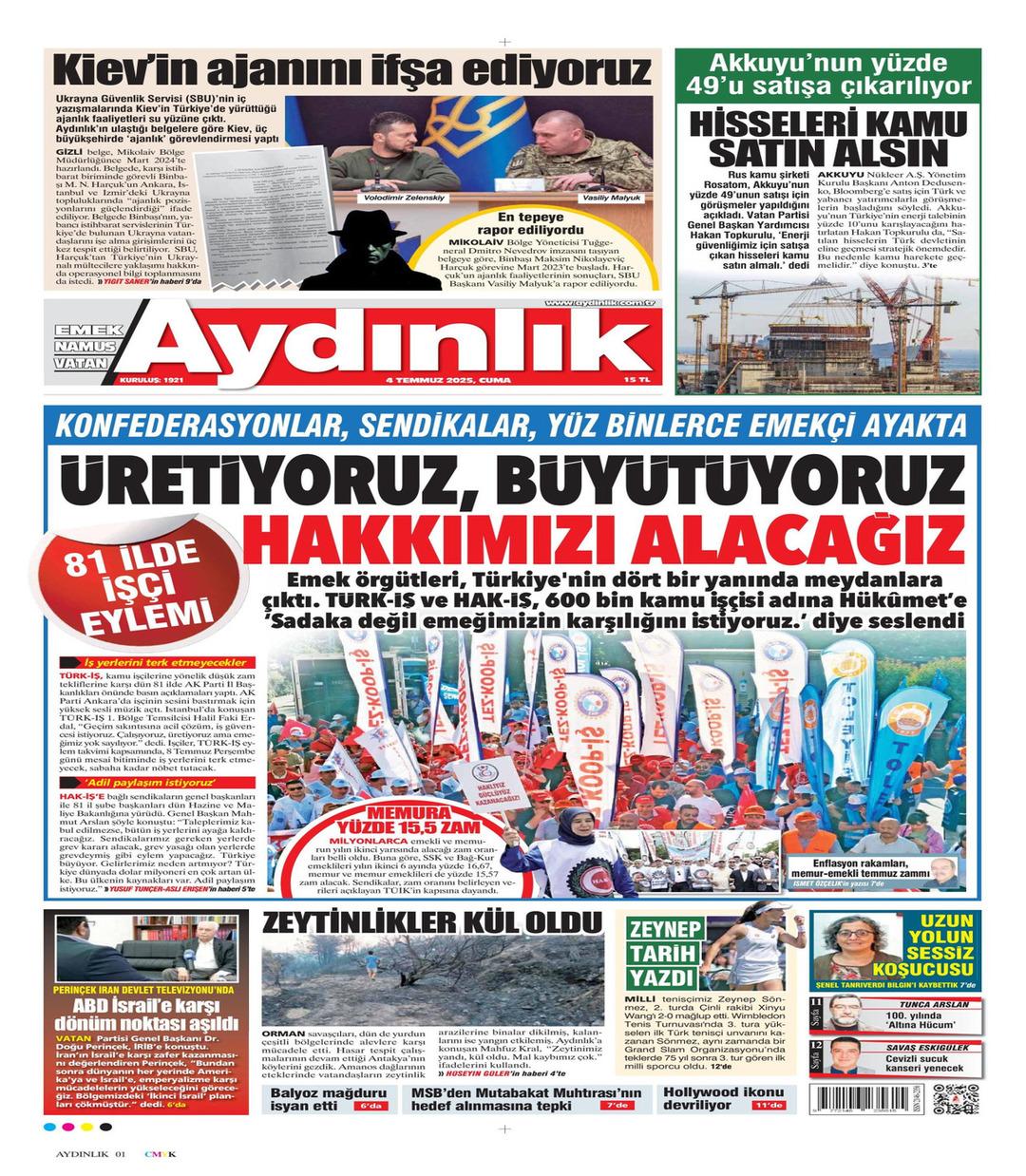 Aydınlık Gazetesi