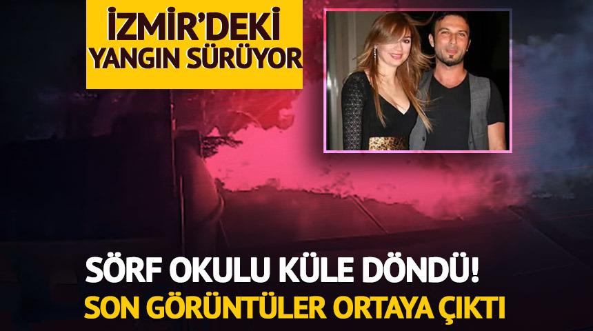 Bilge Öztürk'ün sörf okulu küle döndü! Son görüntüler ortaya çıktı 