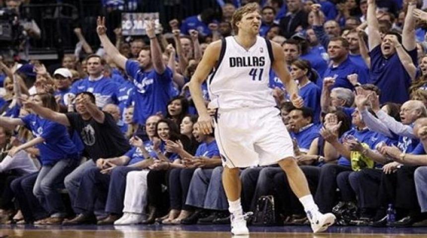 Nowitzki r&uuml;zgarı Oklahoma'yı devirdi!