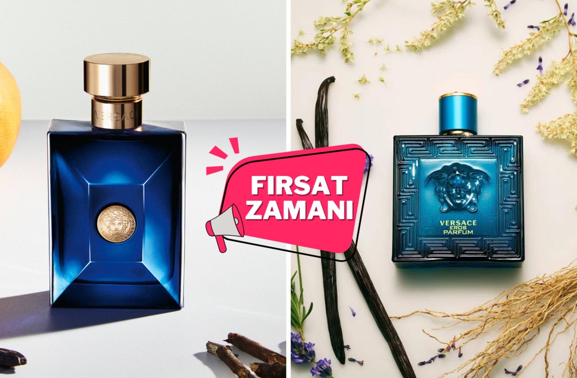 Versace'nin en beğenilen erkek parfümü Eros ve Dylan Blue indirime girdi