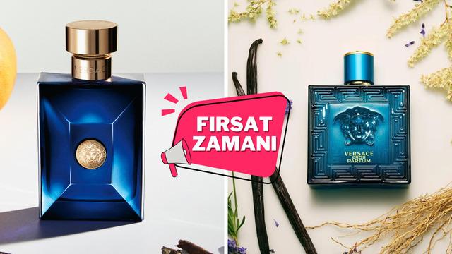 Versace'nin en beğenilen erkek parfümü Eros ve Dylan Blue indirime girdi