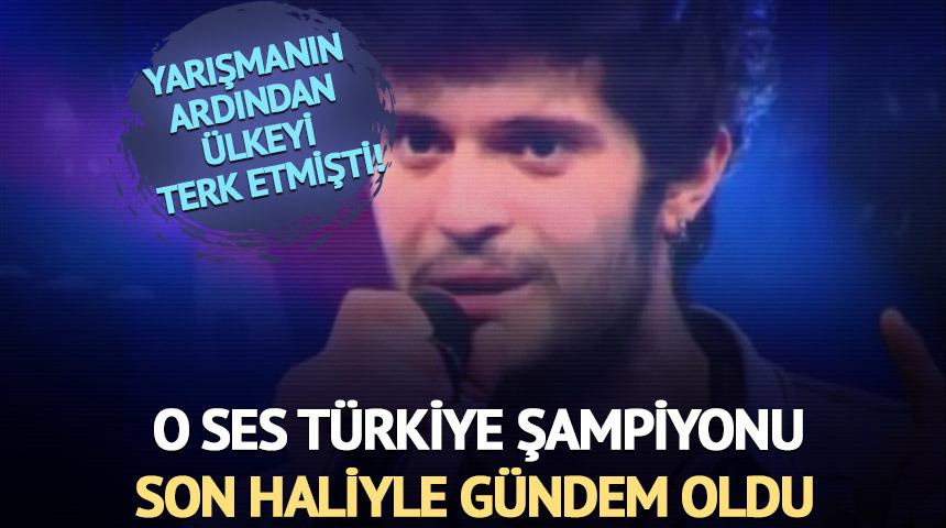 Yarışmanın ardından ülkeyi terk etmişti! Emre Sertkaya'nın son hali şaşırttı
