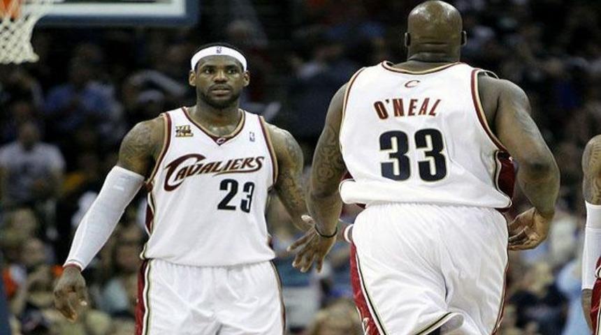 LeBron ve Wade'den Shaq'a mesaj!