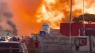 Roma'da akaryakıt istasyonunda patlama: En az 9 yaralı