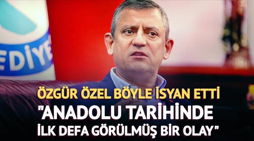 CHP lideri Özgür Özel, yapılan zamlar sonrası konuştu: "Anadolu tarihinde ilk defa görülmüş bir olay"