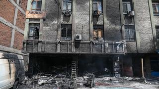 Ankara'da bir binada çıkan yangın söndürüldü