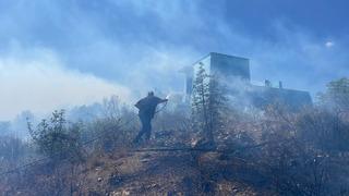 Sakarya'da makilik alanda çıkan yangın kontrol altına alındı