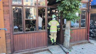 Kütahya'da kafede tüp patlaması! 1 kişi yaralandı