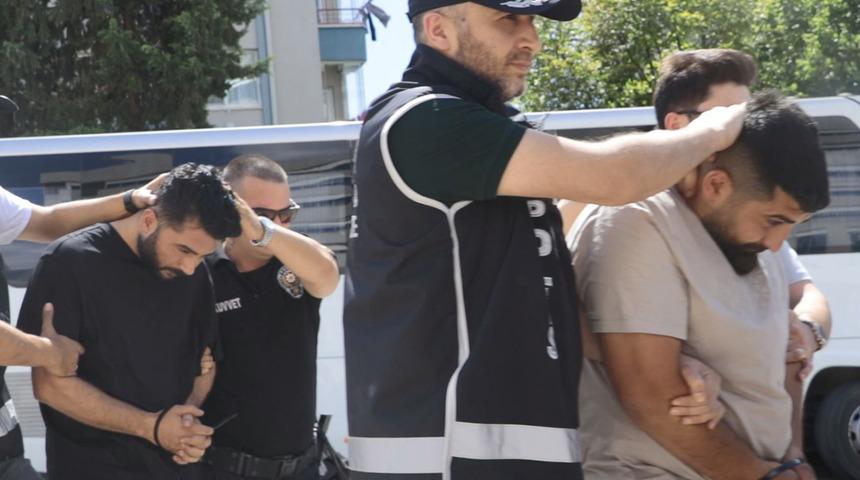 Ankara'da haraç çetesine operasyon; 14 şüpheli adliyede