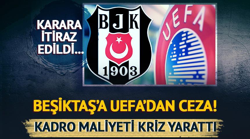 UEFA'dan Beşiktaş'a ceza şoku!