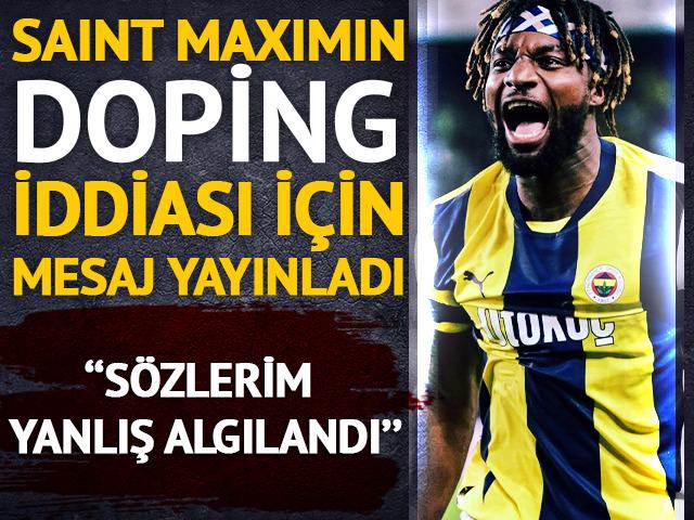 Allan Saint-Maximin doping sözlerini açıkladı!