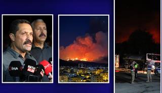 Hatay’da orman yangını: 9 yayla tahliye edildi!