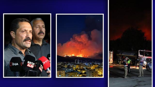 Hatay’da orman yangını: 9 yayla tahliye edildi!