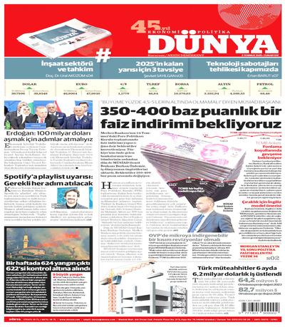 Dünya
 Gazetesi oku